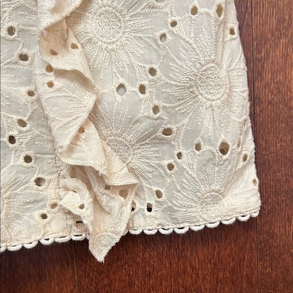 Happy x Nature Kate Hudson Daisy Eyelet Romper, Size 2 - Picture 8 of 16